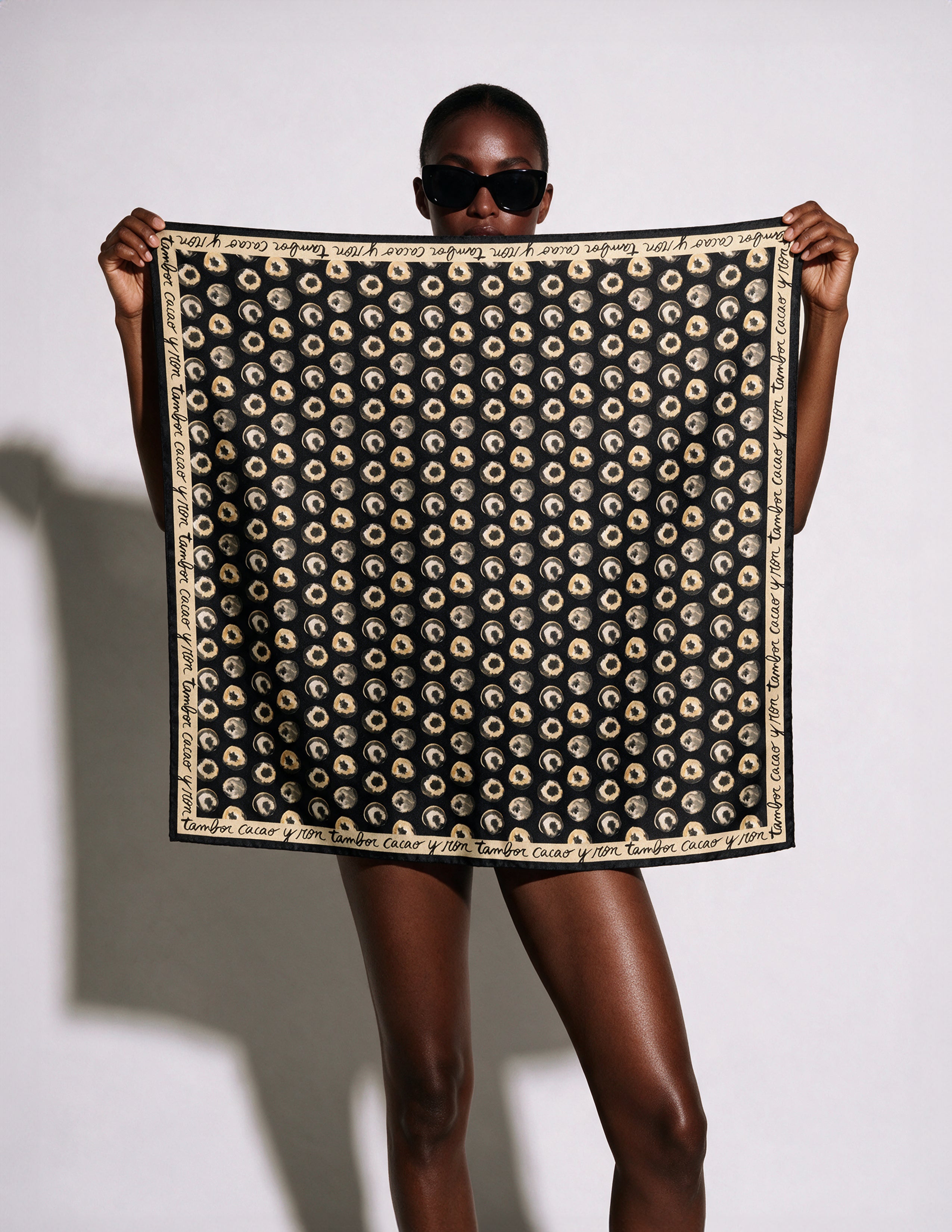 Bandana Scarf Ojos Black - shopsigal
