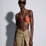 Sarong With Ties Ojos Cream - shopsigal
