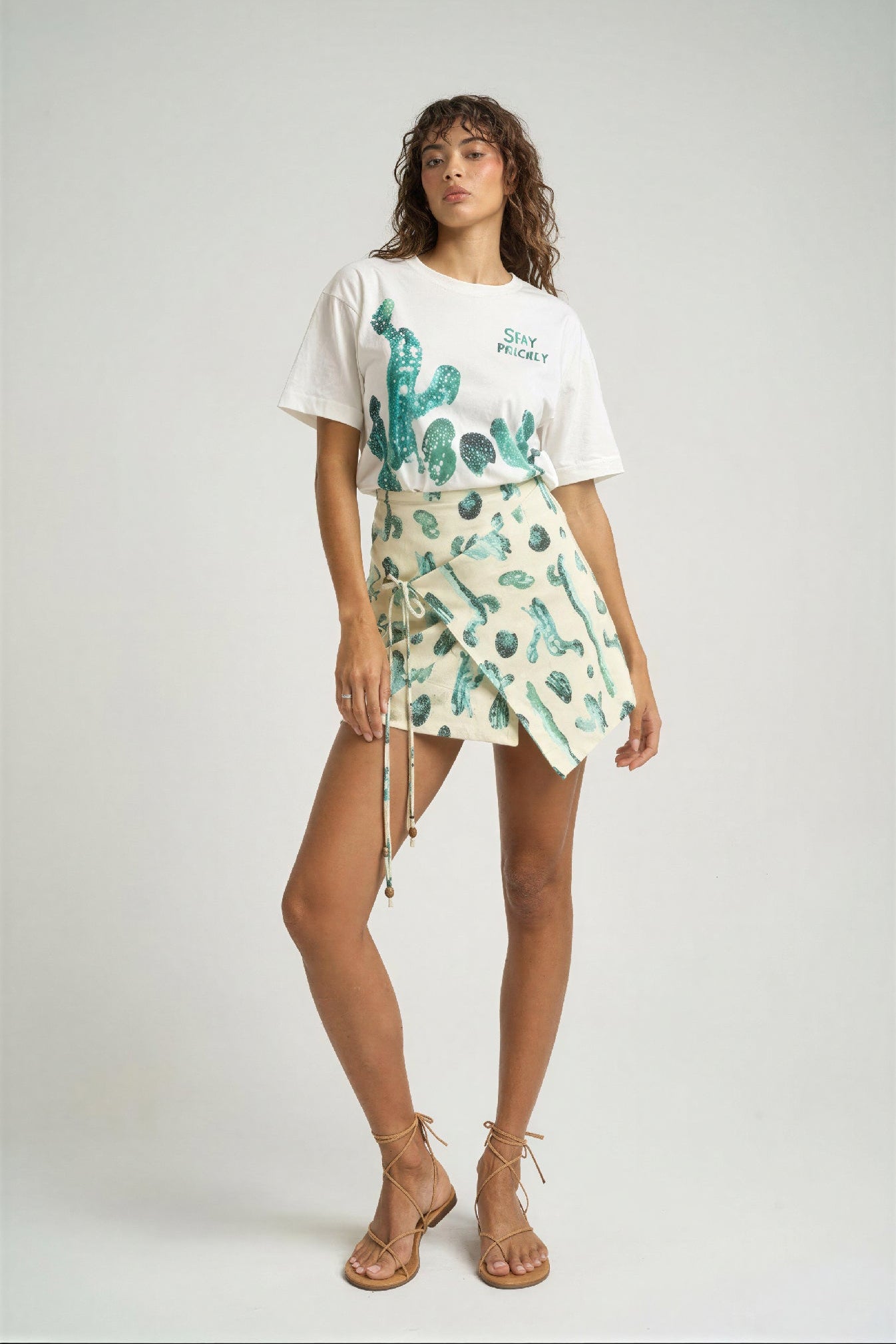 Mini Wrap Skirt Cactee - shopsigal