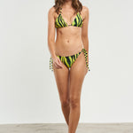Neon Zebra Reversible Tie Bikini BOTTOM - shopsigal