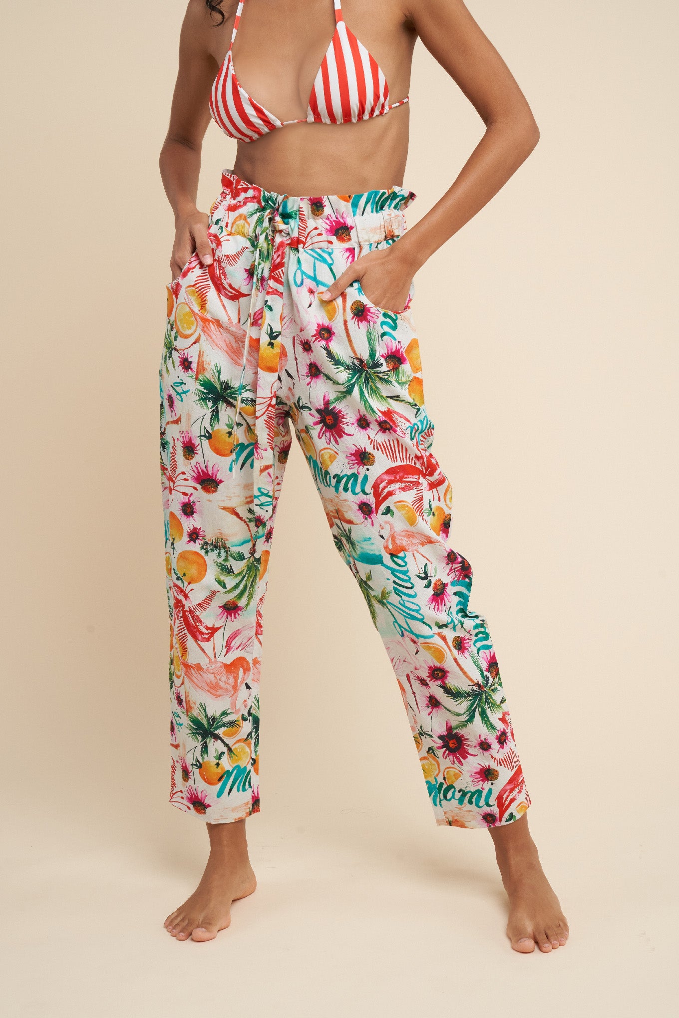 Florida Paper Bag Pants - shopsigal