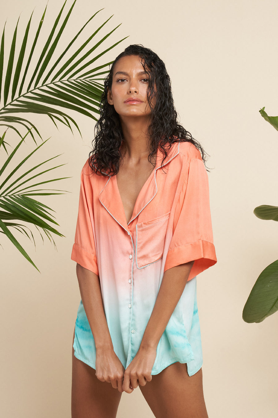 Oasis Oversized button down shirt - shopsigal