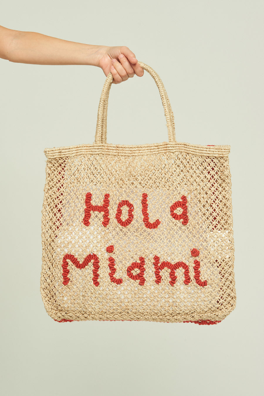 Ingredients for a Beautiful Life!The Jacksons Hola Jute Bag Red