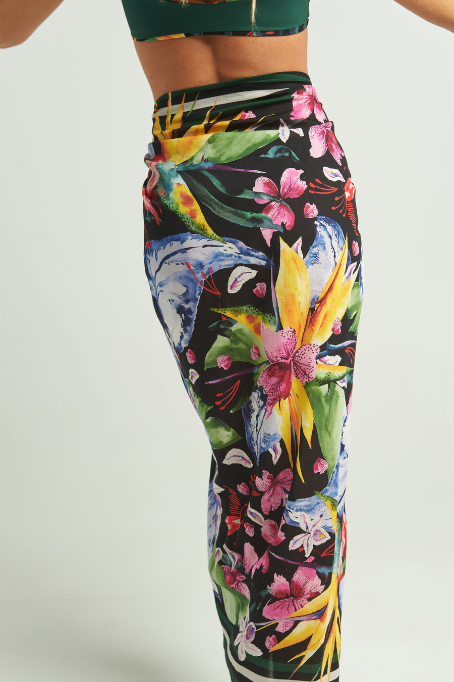 Paraiso Fringed Sarong Scarf - shopsigal