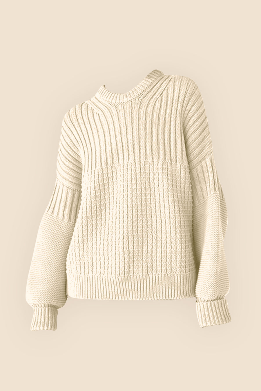 The Knotty Ones Delčia Off white sweater - shopsigal
