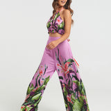 Hawaiian Lily Palazzo Pants - shopsigal