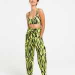 Neon Zebra Paper Bag Pants - shopsigal