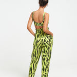 Neon Zebra Paper Bag Pants - shopsigal