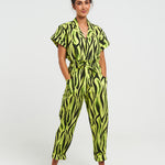 Neon Zebra Paper Bag Pants - shopsigal