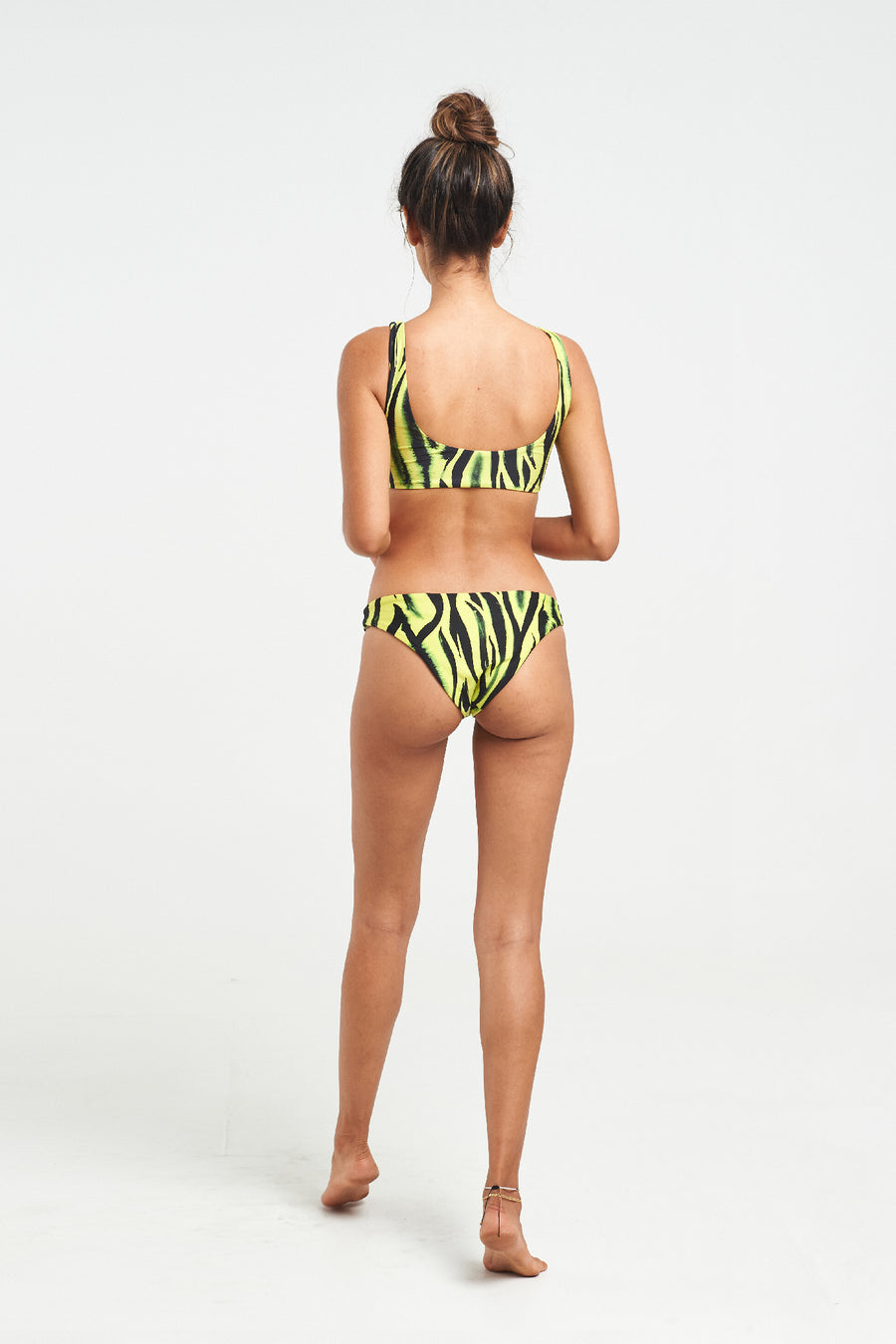 Neon Zebra Reversible Bikini Bottom - shopsigal