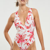 Cayena Reversible Deep V One Piece Swimsuit - shopsigal