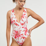 Cayena Reversible Deep V One Piece Swimsuit - shopsigal