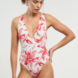 Cayena Reversible Deep V One Piece Swimsuit - shopsigal